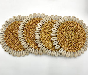 Cowrie Shell Coasters